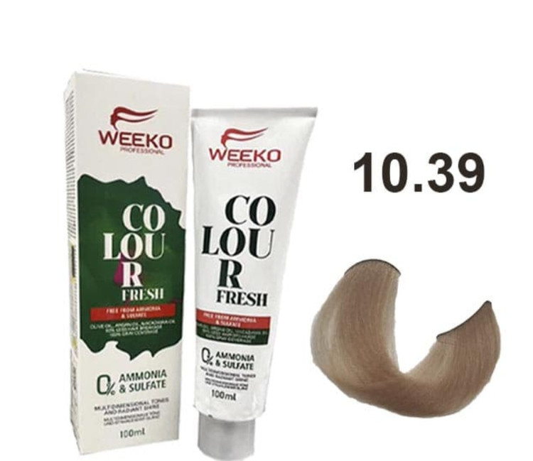 رنگ مو بلوند بیسکویتی خیلی روشن