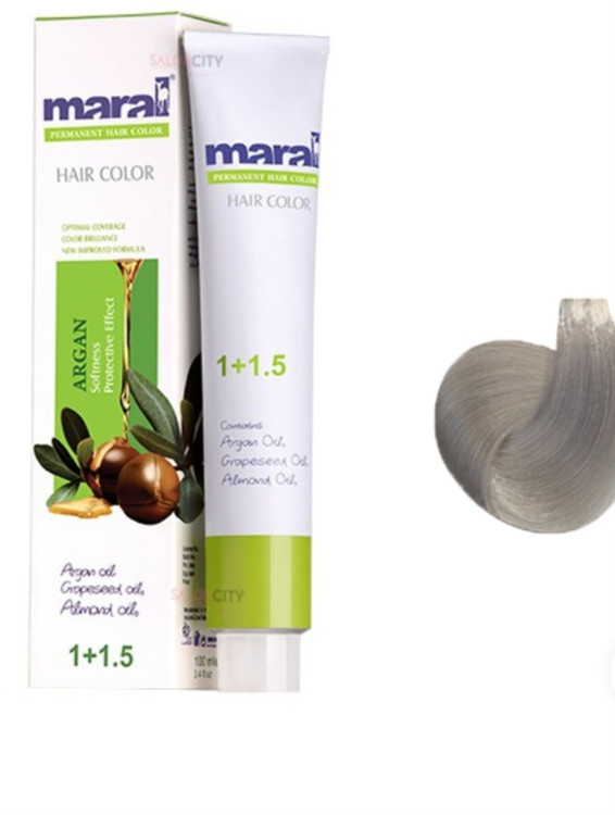 رنگ مو مارال شماره ۹/۱ بلوند دودی خیلی روشن