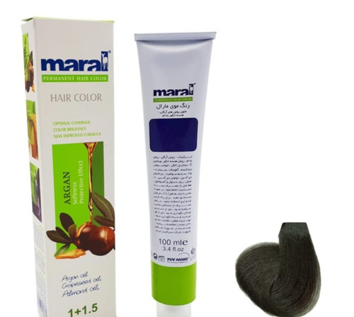 رنگ ۴/۳ قهوه ای زیتونی متوسط