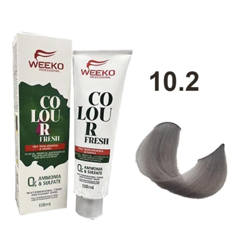 رنگ مو آلمانی بلوند دودی خیلی روشن