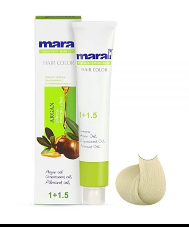 رنگ مو گیاهی مارال،۹/۳بلوند زیتونی پلاتینه