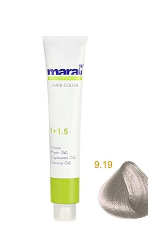 رنگ مو گیاهی مارال ،بلوند دودی بنفش خیلی روشن