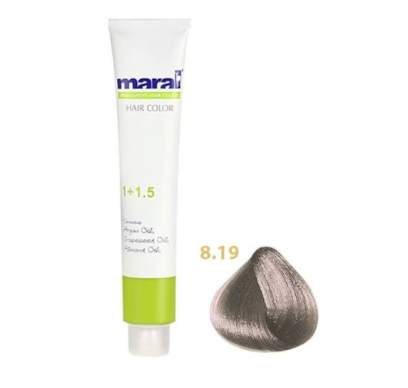 رنگ مو گیاهی مارال ، بلوند دودی بنفش روشن