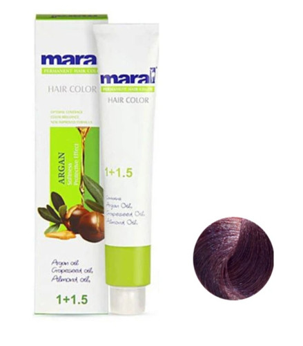 رنگ مو گیاهی مارال ۵/۶۹ شرابی روشن (یاقوتی)