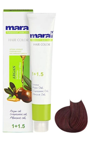 رنگ مو گیاهی مارال۵/۶۸ماهاگونی شرابی روشن