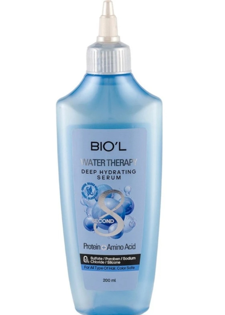 سرم آبی نرم کننده وصاف کننده موی سر بیول