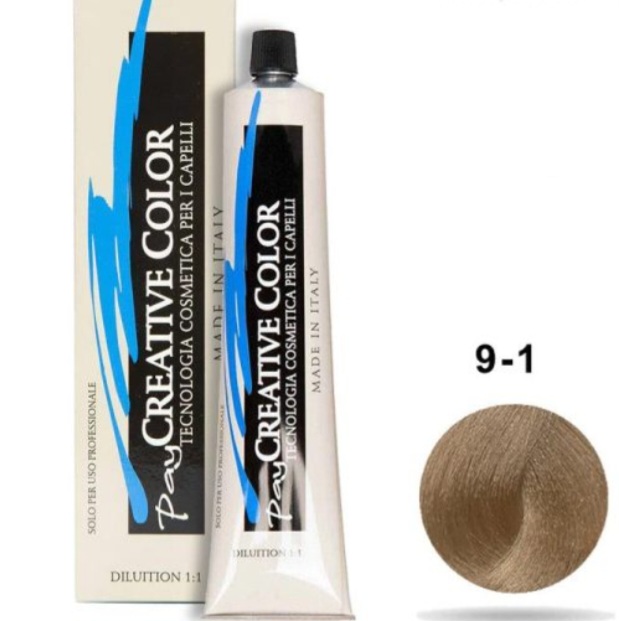 رنگ مو کریتیو بلوند خاکستری خیلی روشن