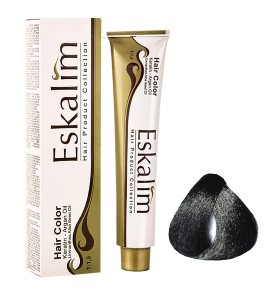 رنگ مو مشکی طبیعی شماره ۱ اسکالیم