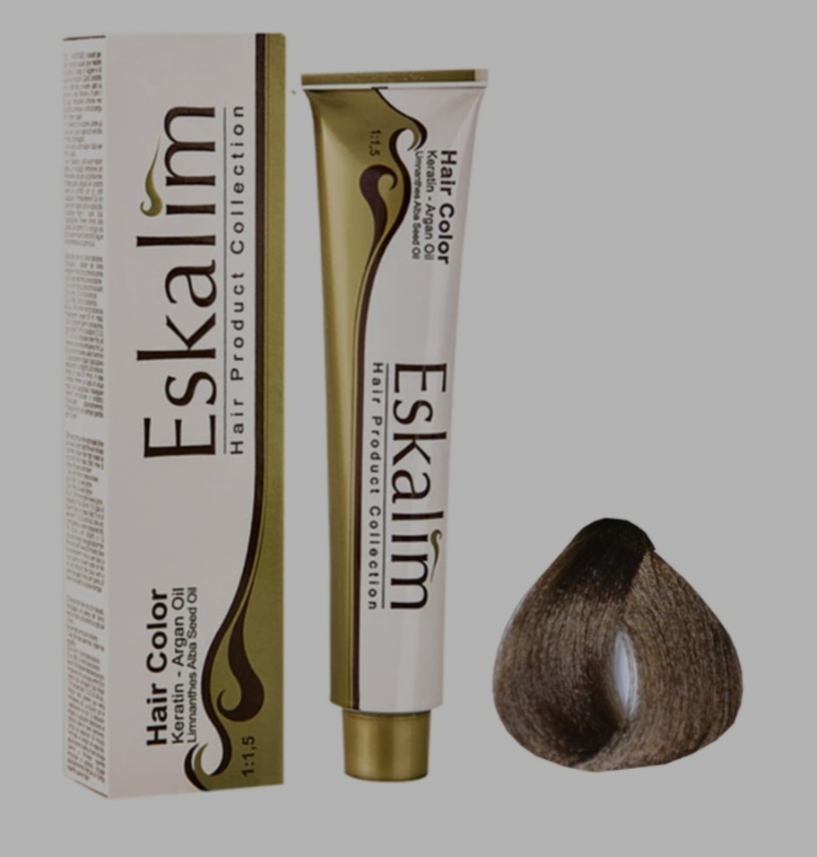 رنگ مو اسکالیم قهوه ای روشن