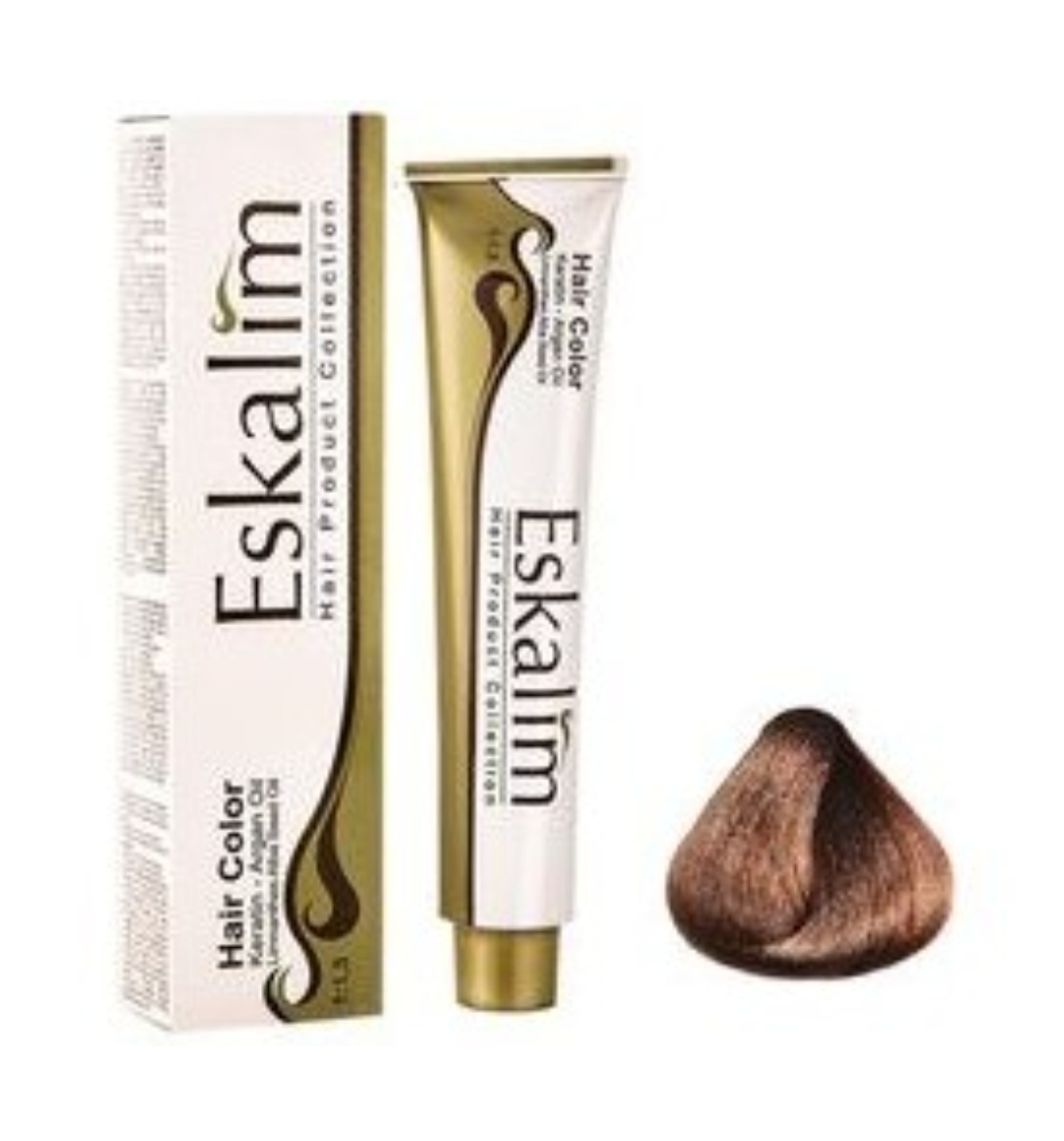 رنگ مو اسکالیم قهوه ای فندوقی روشن