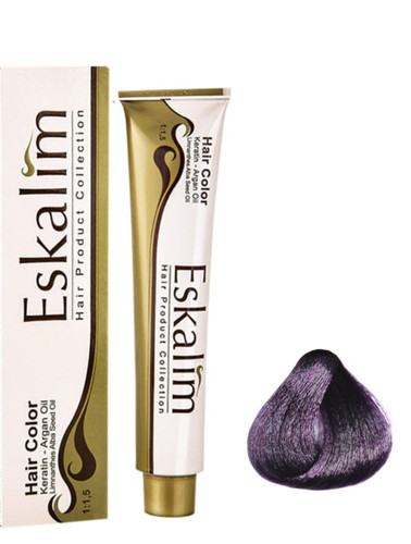 رنگ مو اسکالیم ۵/۲۰ قهوه ای بادنجانی روشن