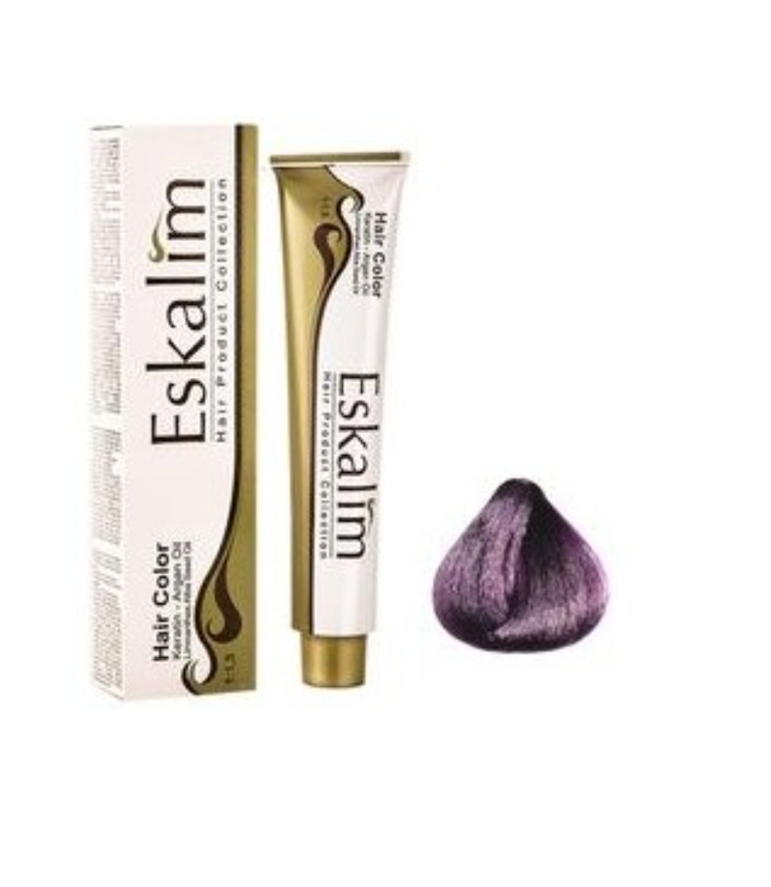 رنگ مو اسکالیم ۷/۲۰بلوند بادنجانی متوسط