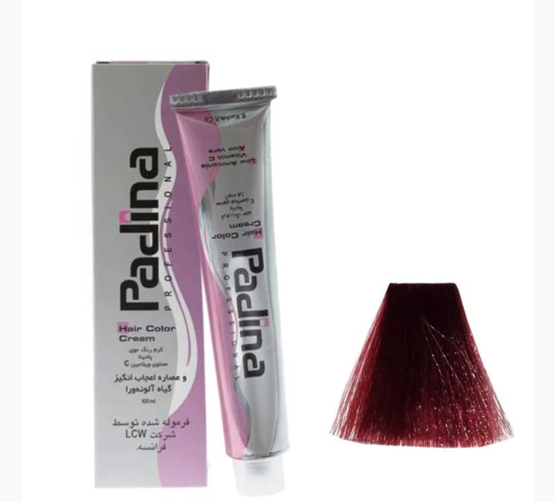 رنگ مو پادینا شرابی روشن V6