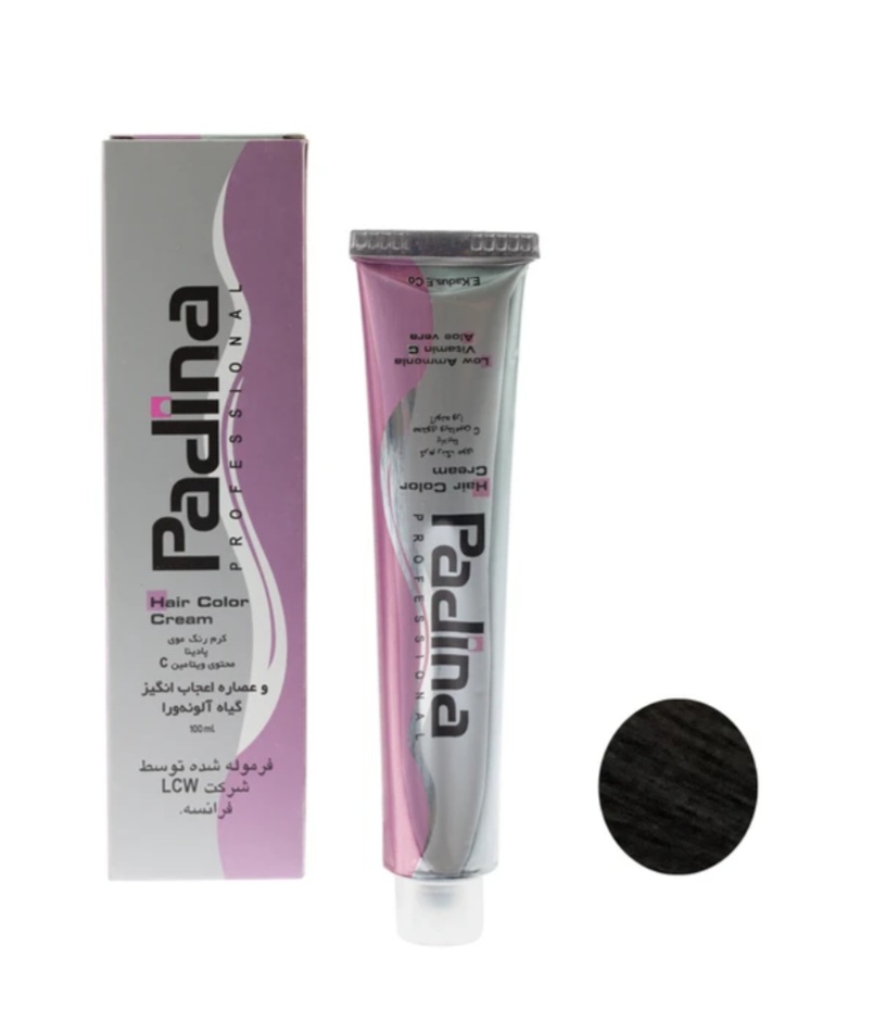 رنگ مو پادینا قهوه ای زیتونی تیره