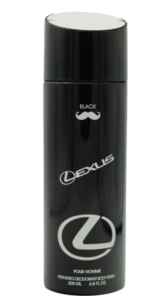 اسپری مردانه لکسوس بلک
