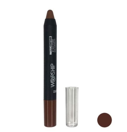 رژلب مدادی پیچی کانتورینگ ورشیب شماره ۲۰۲